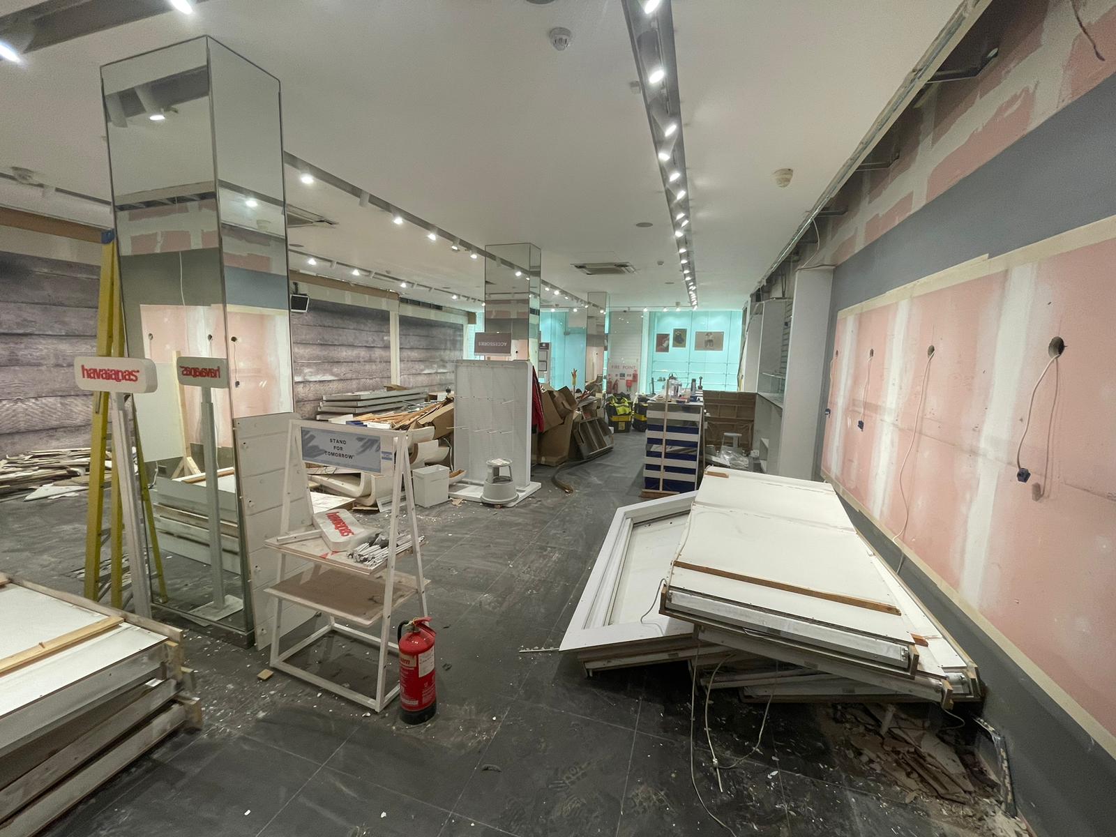 Interior Before Stripout, Tottenham Court Road Office